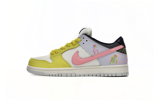 Men's Dunk Low White/Green Shoes 0366 Men's Dunk Low White/Green Shoes 0366